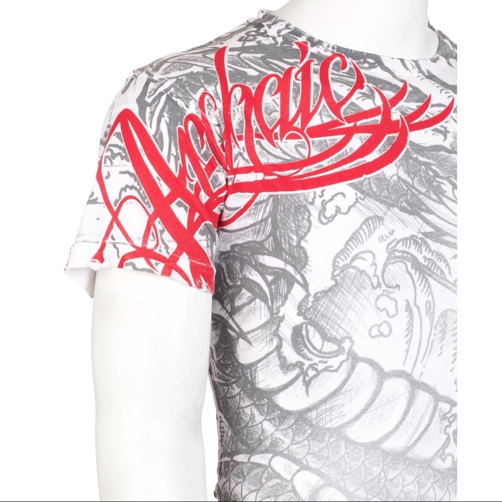 Archaic By Affliction T-Shirt DRAGON RAGE - Picture 6 of 8